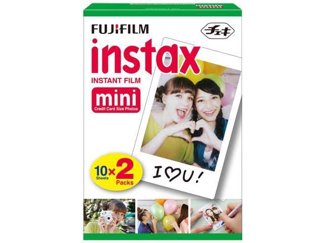 Fujifilm Instax Mini 9 Instant Camera (Yellow) with Twin Film Pack (40 Sheets)