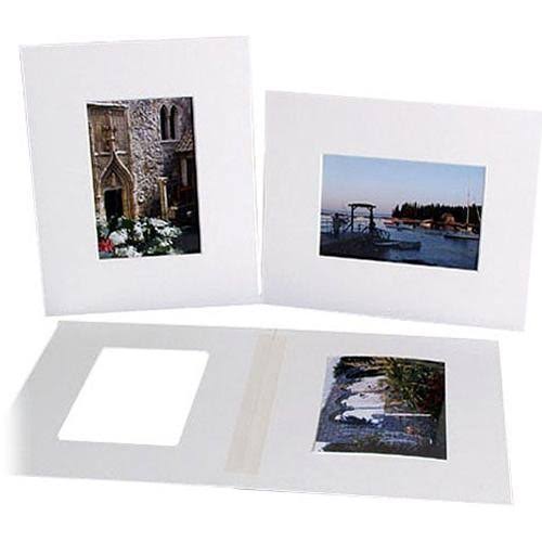 8.5x11x22 Bulk Pre Cut Window Mat for 5.5x8.25x22 Print, 25 Pack