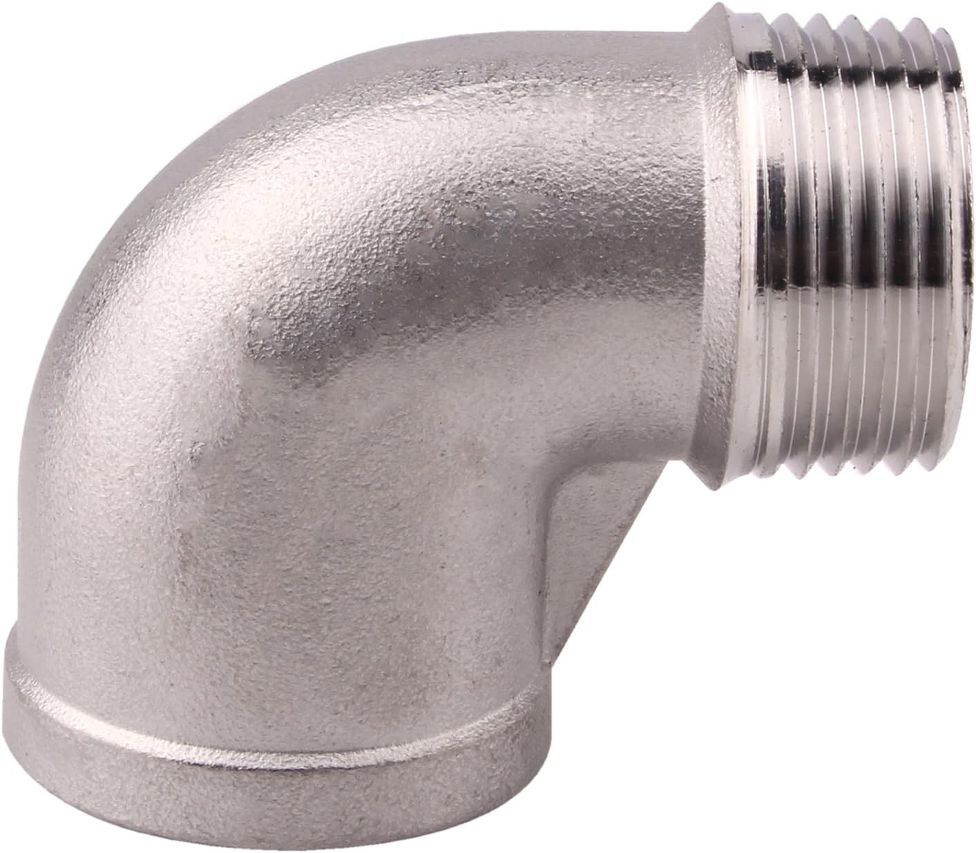 Street Elbow 90 Degree,1 Inch Male x Female NPT Thread SUS304 Pack of 2
