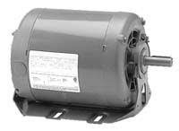 F246 - 1/2-.14 HP 2 Speed Fan and Blower HVAC/R Motor, 1 Phase, 1800/1200 RPM, 115 V, 56 Frame, ODP