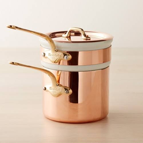 Mauviel Copper Double Boiler, 2-Qt. | Williams Sonoma - Cookware - Multipots u0026 Stocks - Kitchen Accessories 8023033