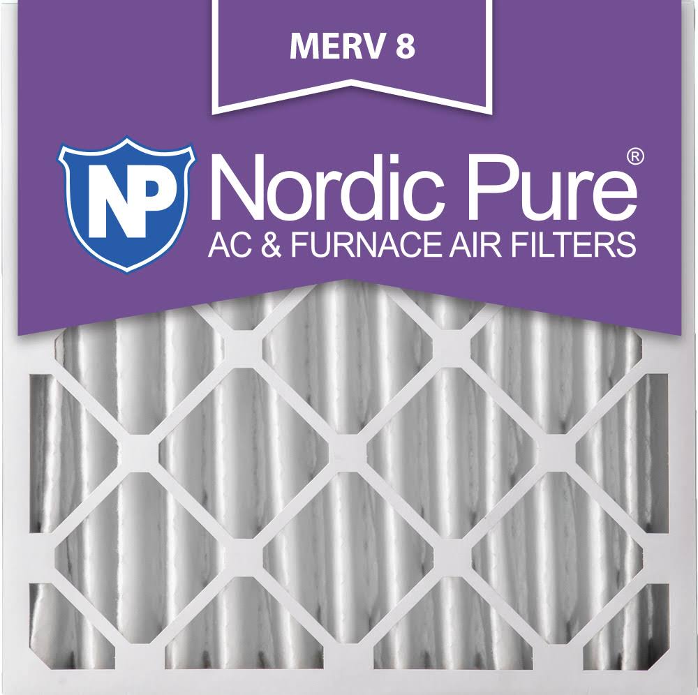 Nordic Pure 20x20x4 MERV 8 Pleated AC Furnace Air Filters 6 Pack