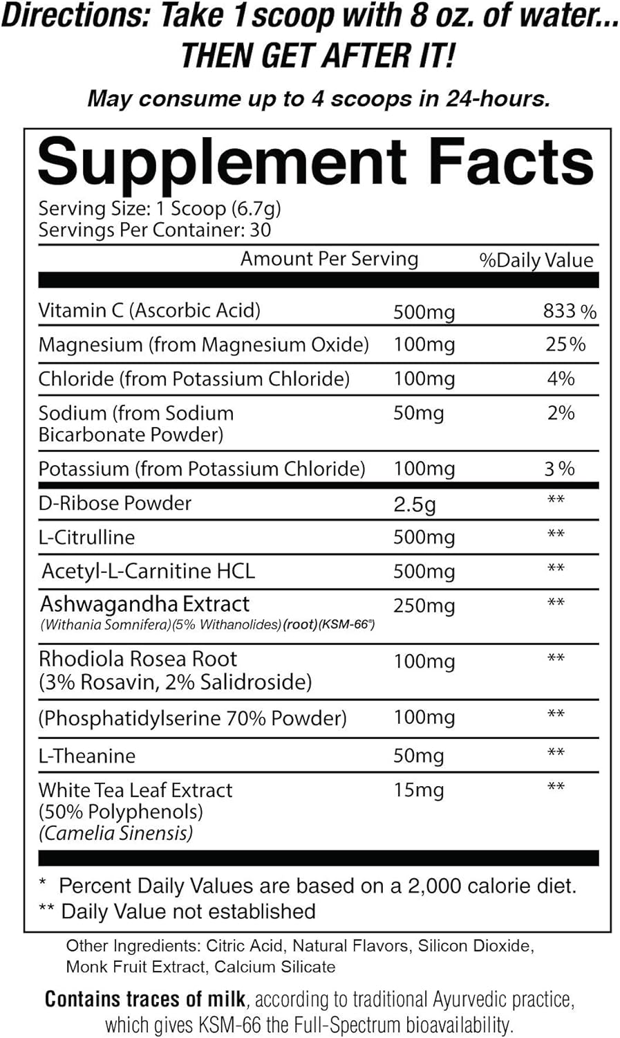 Jocko Discipline - Stim Free Pre Workout Powder - All-Natural Pre-Mission Dietary Supplement– Jocko POM'R Pack of 2