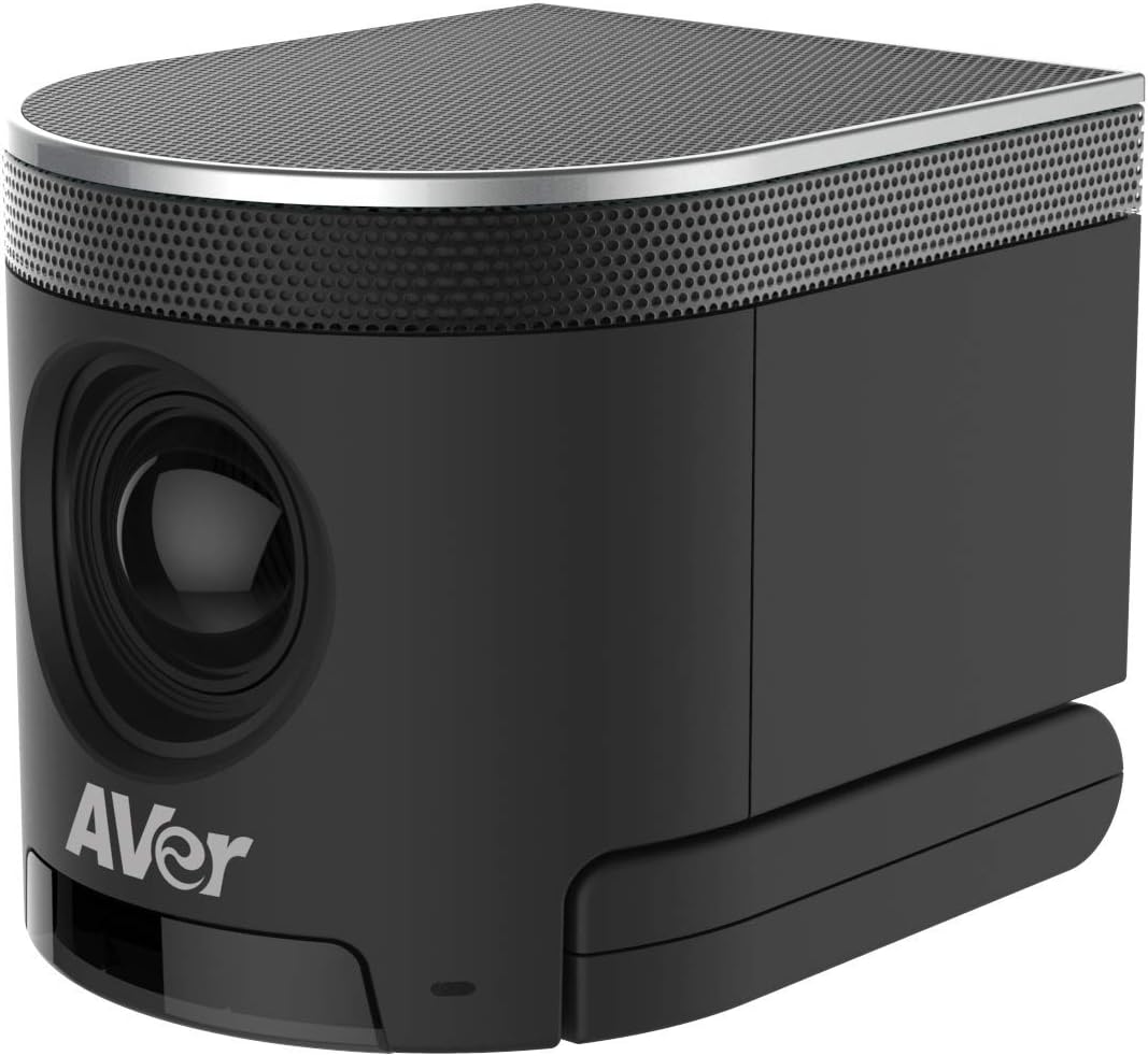 AVer CAM340+ Conference Camera with Microphone, Black (COMMIC34PLUS)