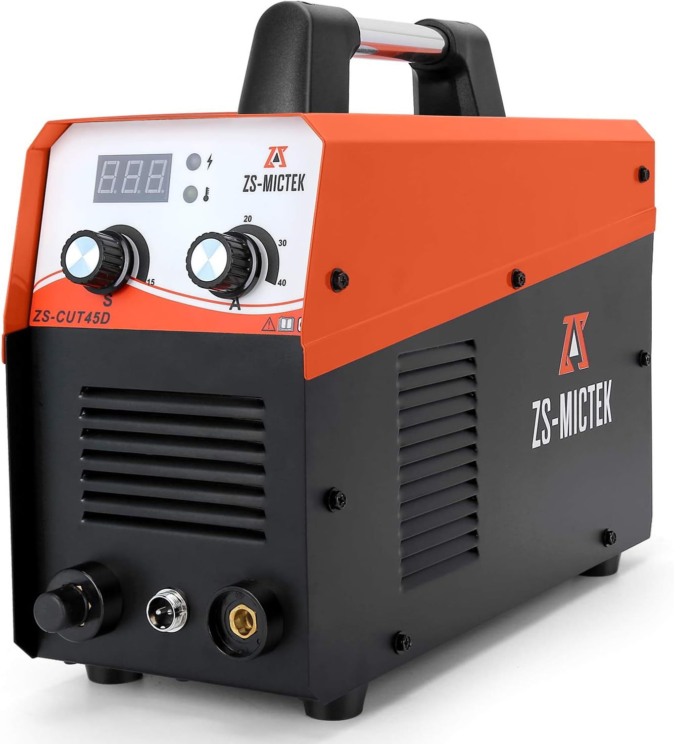 Plasma Cutter 50amp Pilot Arc Non-Touch 110/220V Dual Voltage 1/2'' Clean Cut Max Cutting 3/5'' IGBT High Frequency Inverter Plasma Cutting Machine for Car Frame,Copper Alloy Mild Steel Aluminum
