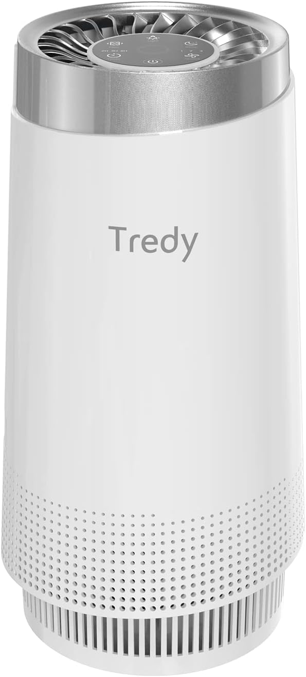 TREDY HEPA Filter Air Purifier for Home Large Room, H13 True HEPA Filter for Smoke, Dust, Hair, Pet Dander, Pollen, Ozone Free, Quiet, TD-1300 Pack of 2