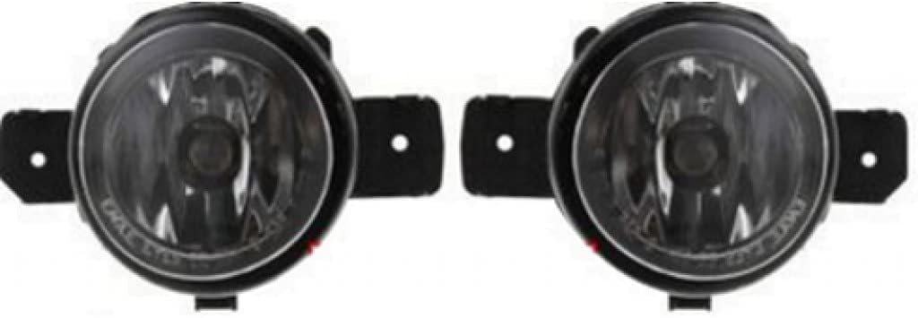 For 2011 Infiniti G37 Pair Fog Lights Driver and Passenger Side for Coupe/Convertible; NI2592122 NI2593122 - replaces 26155-8990A 26150-8990A