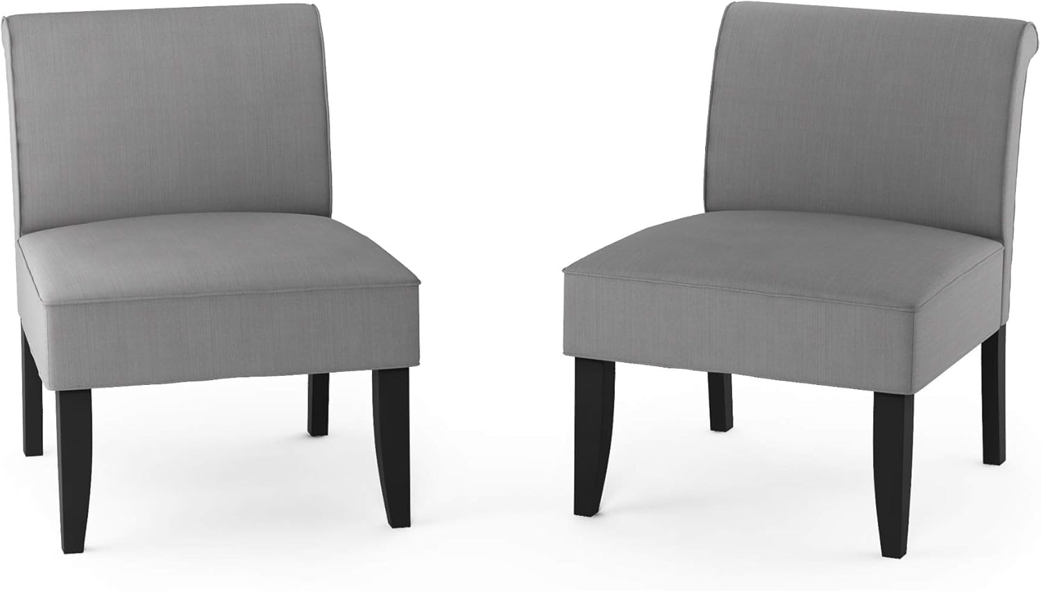 Furinno Belfort Modern Accent Chair, Grey