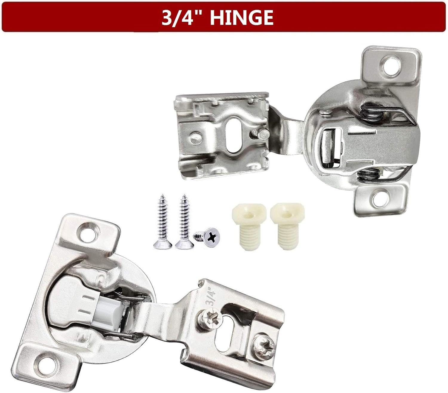 STIANC Face Frame Soft Close 105° Compact Kitchen Cabinet Hinge (3/4