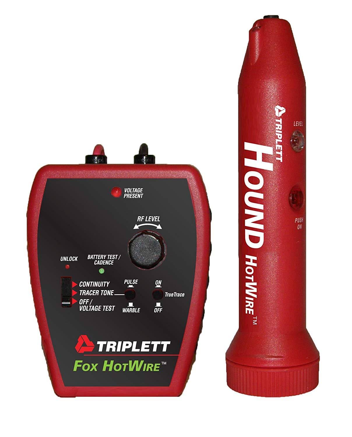Triplett Fox u0026 Hound Hotwire 3388 Live Wire Circuit Tracing Kit with Tone Generator and Probe
