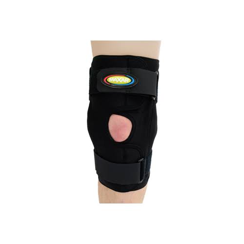 MAXAR Airprene (Breathable Neoprene) Wrap-Around Knee Brace (Double-Pivot Hinge)