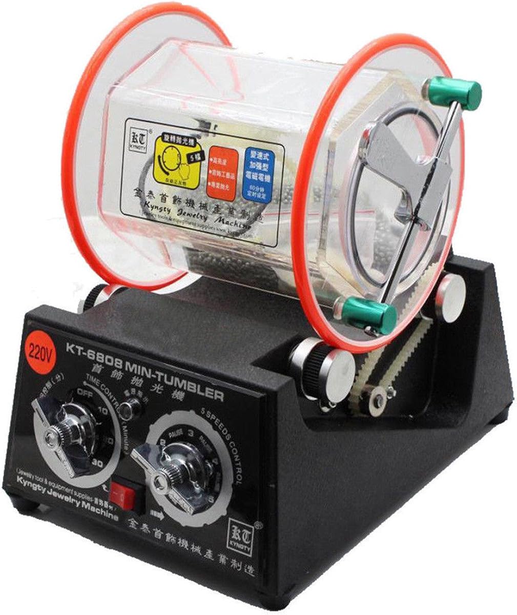 cjc 45W Timing Roller polishing Machine Jewelry Gold Silver Cleaning Machine 110 Volt