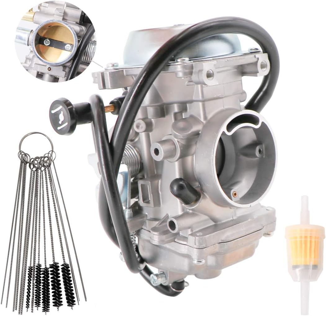 KIPA Carburetor for Suzuki DR200 1986-1988 DR200S 2015-2017 DR200SE 1999-2014 OE # 13200-42AC2 With Filter & Carbon Dirt Jet Cleaner Tool Kit Durable