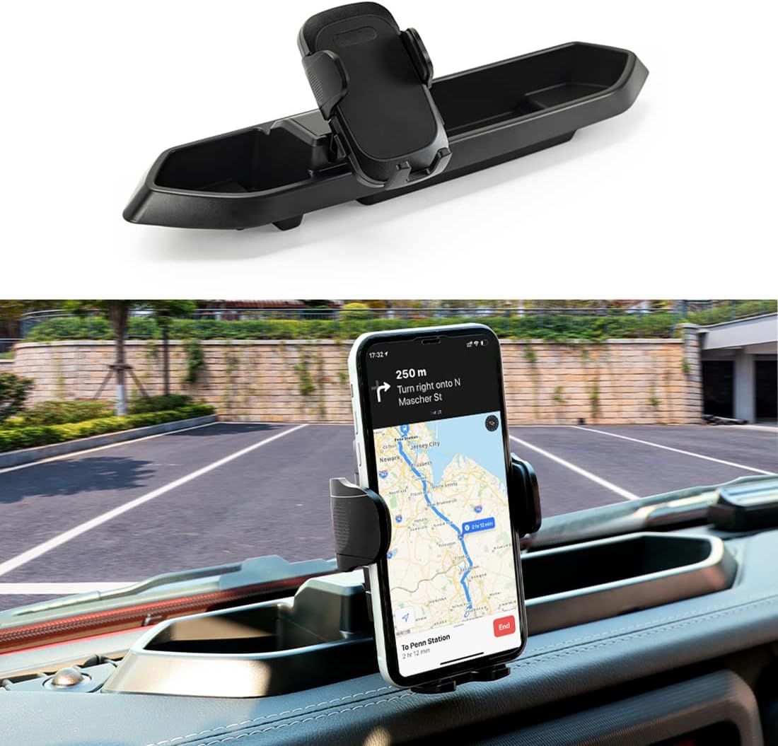 SUNPIE Dash Tray Mount Phone Holder for 2018 2019 2020 2021 2022 JL JLU (Interior Accessories)