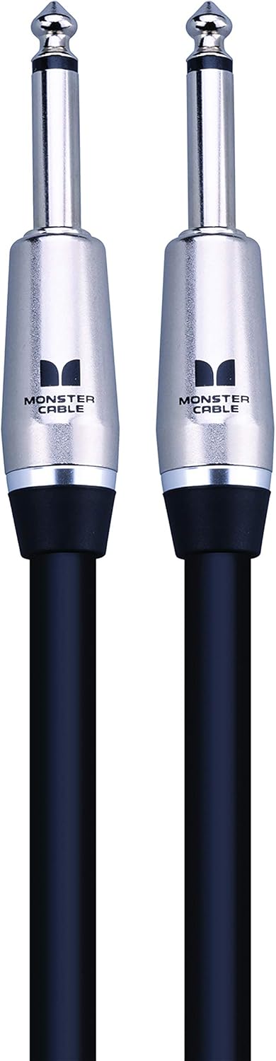 Monster Prolink Performer 600 Speaker Cable: 6 ft, Straight 1/4 Plugs Pack of 2