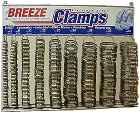 Large Hose Clamp Display Rack (Hose Clamps Not Included)