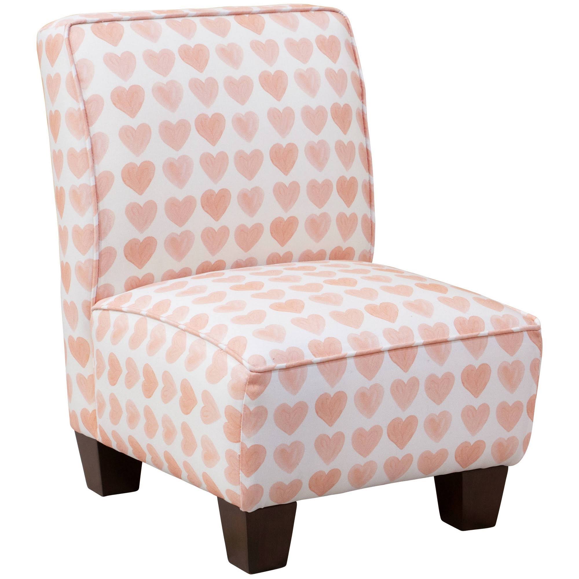 Jocelyn Kids& Chair Hearts Peach - Skyline Furniture