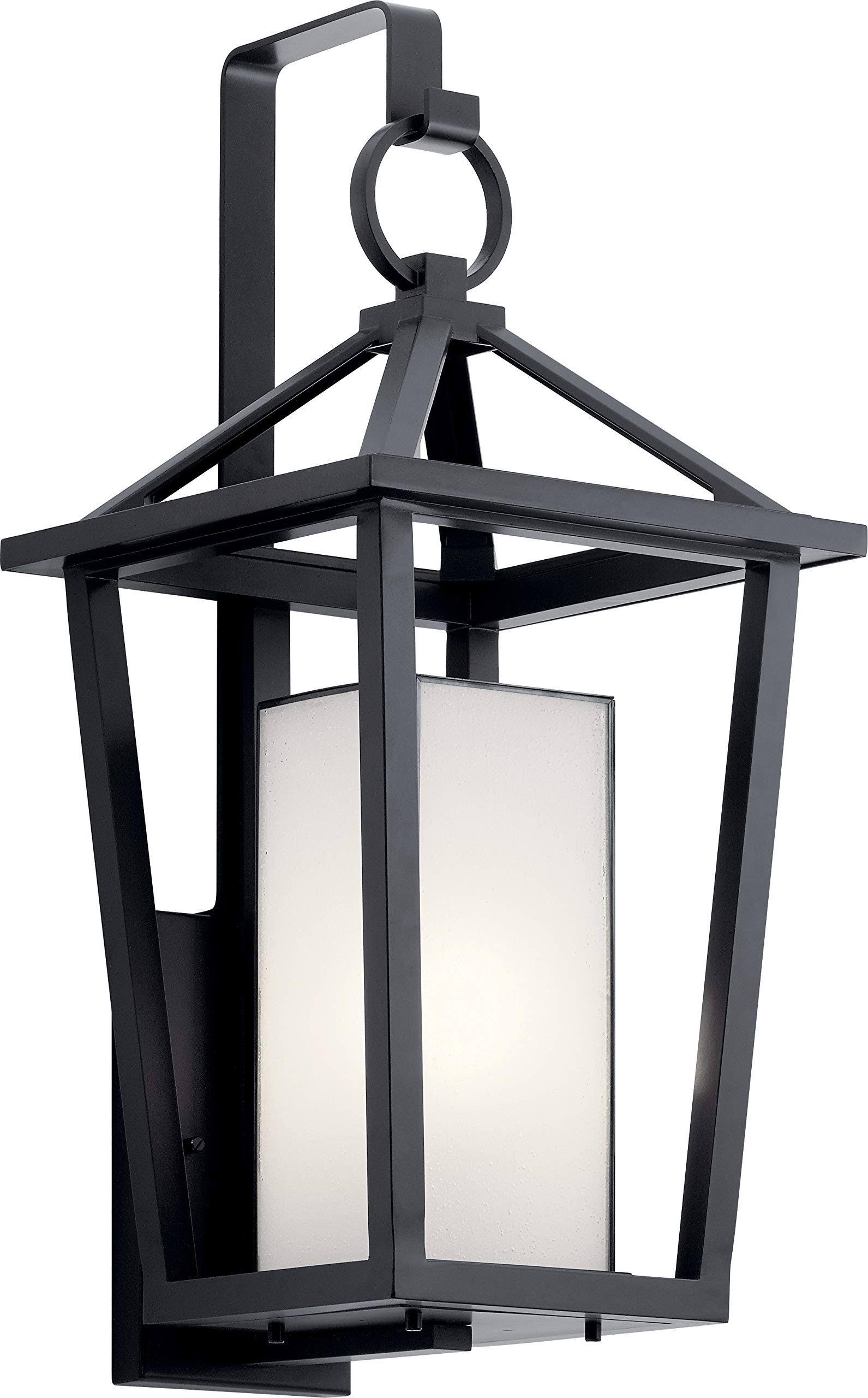Kichler PAI Entrance Outdoor Wall Light - Black 49878BK