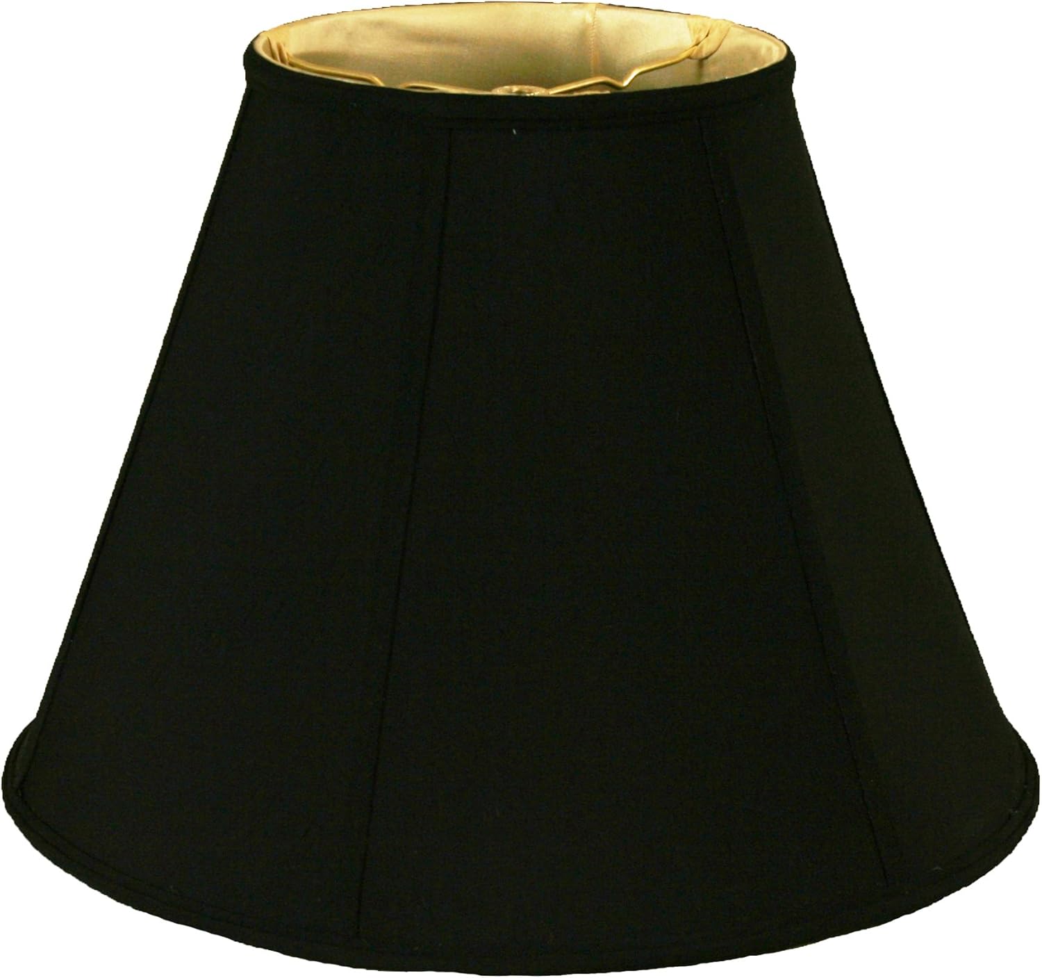 Royal Designs DBS-707-16BLK 9 x 16 x 12.25 Deep Empire Lamp Shade, Black