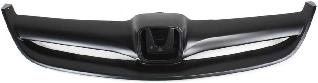 For Honda Civic Grille Assembly 2004 2005 | Plastic | Painted Black Shell and Insert | Sedan | HO1200164 | 71122S5AA00ZB