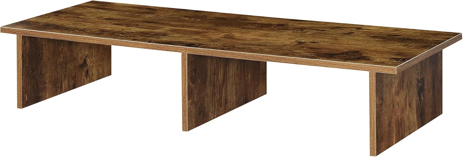 Convenience Concepts Designs2Go Large TV/Monitor Riser, Barnwood Pack of 2