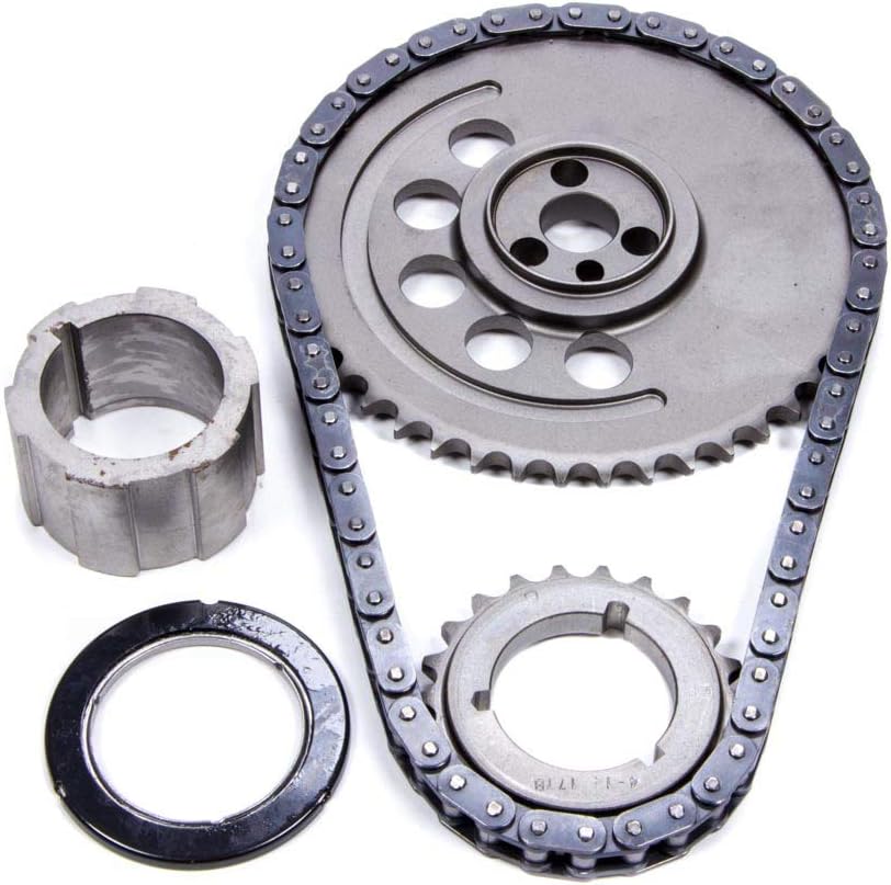 Cloyes 9-3658TX3 Race Billet True Roller Timing Kit Incl. Billet Steel Cam Sprocket/3 Keyway Billet Steel Crank Sprocket/0.5 in. True Roller Single Chain/Thrust Needle Bearing Race Billet True Roller Timing Kit