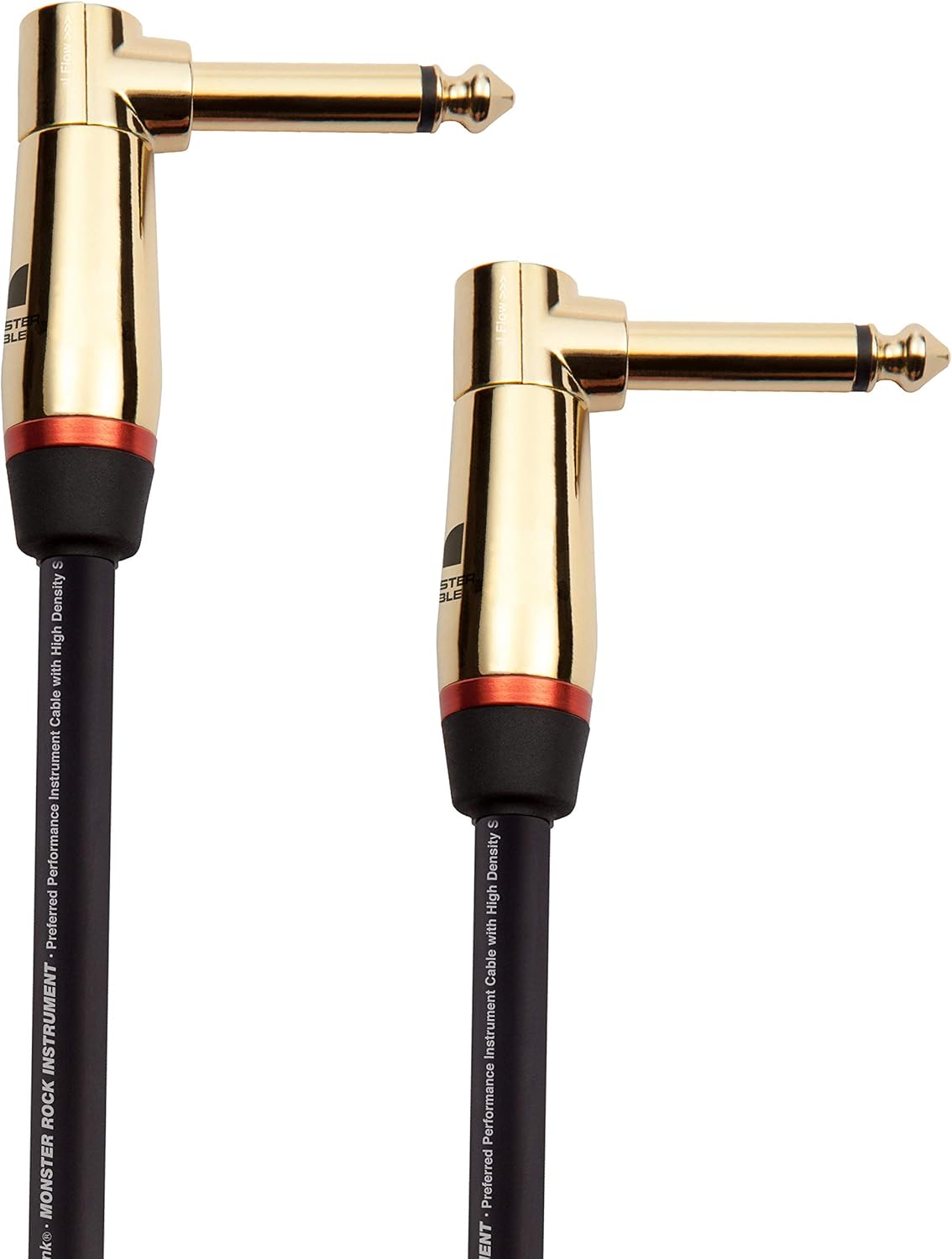 Monster Prolink Rock Instrument Cable - 21 ft - Straight to Straight Pack of 2