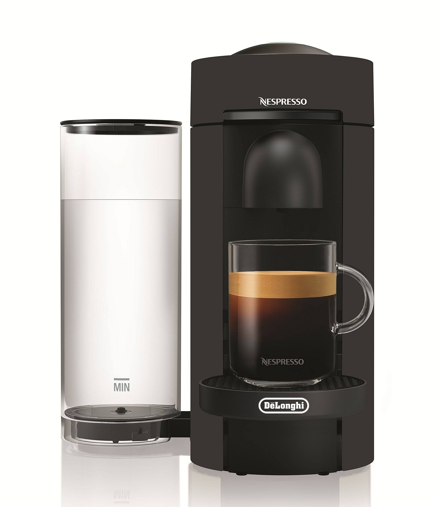 De&Longhi VertuoPlus Coffee Maker and Espresso Machine - Black Matte