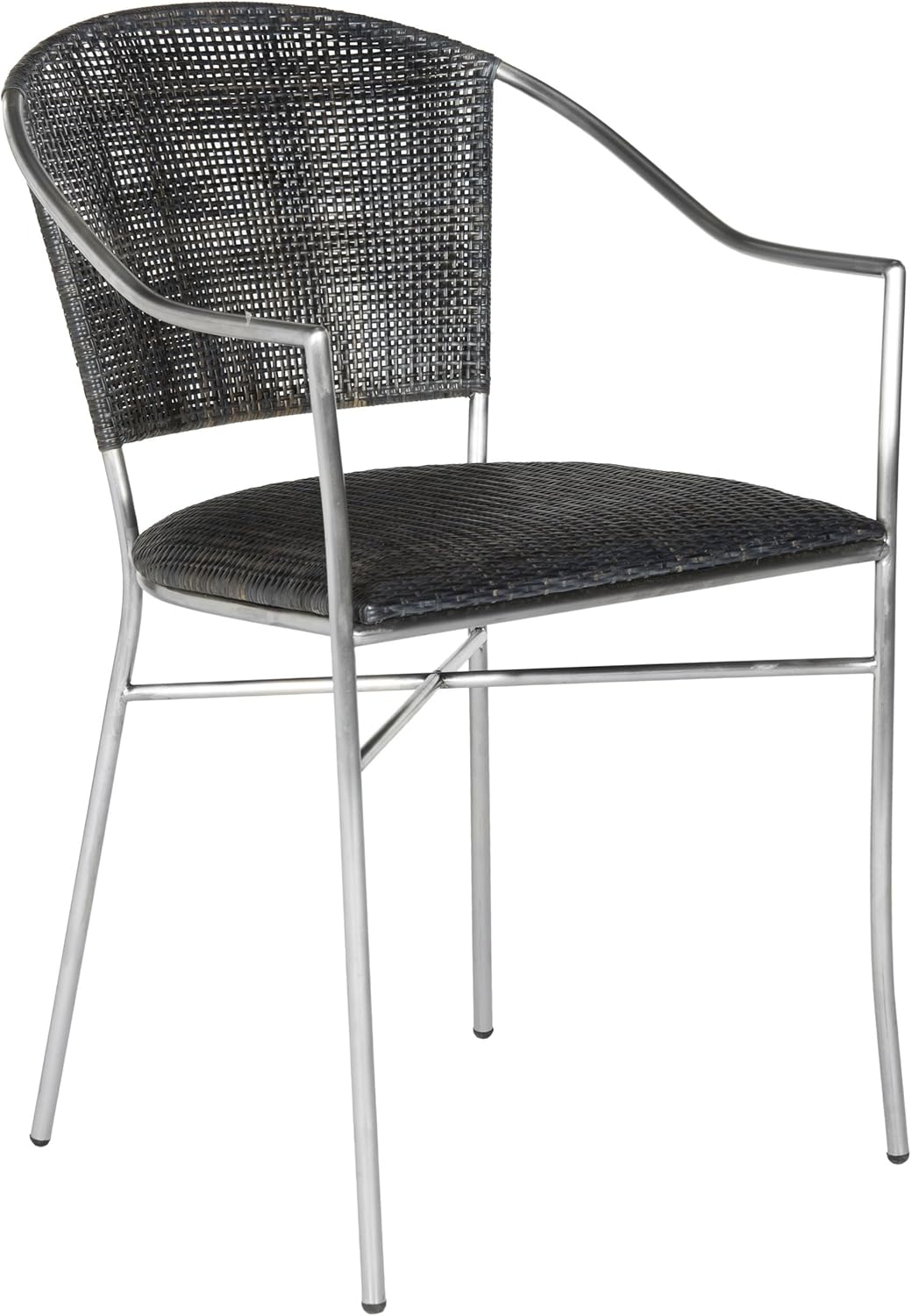 Safavieh Home Collection Melita Arm Chair, Black