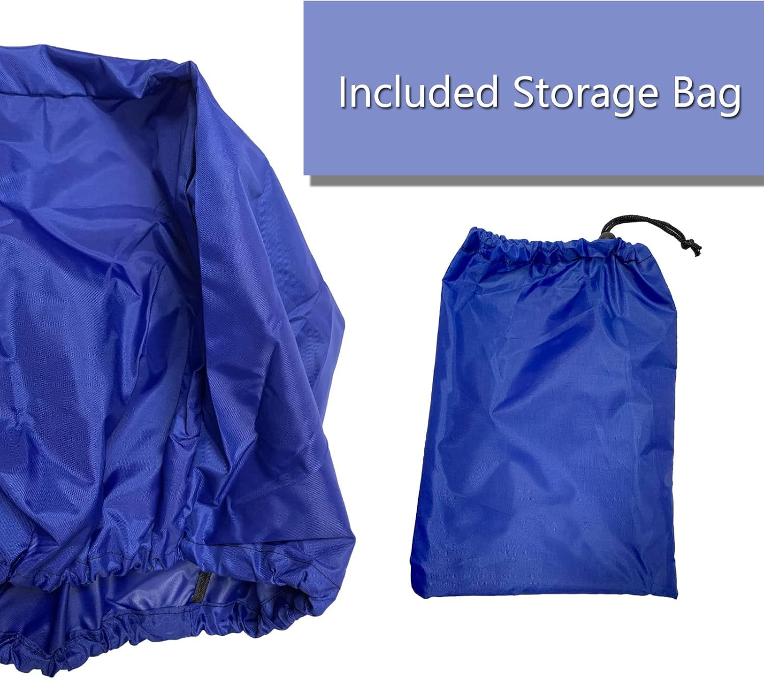 Outboard Boat Motor Cover - Waterproof 600D Engine Protector, Trailerable Heavy Duty UV Resistant, Fits for Motor (4 Strokes) Pack of 2