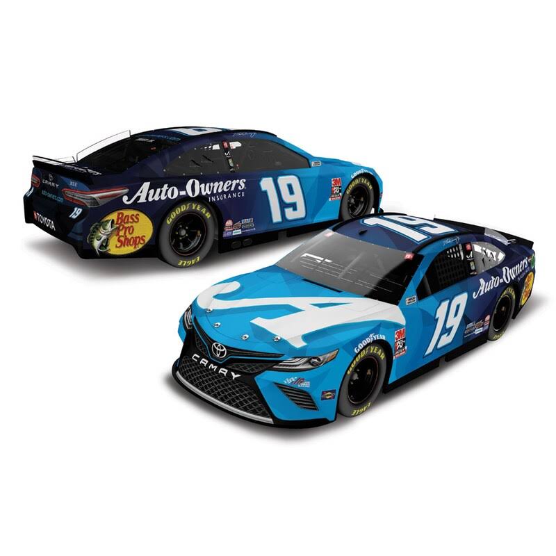 Action Racing Martin Truex Jr. 2020 #19 Auto-Owners Insurance 1:24 Regular Paint Die-Cast Toyota Camry