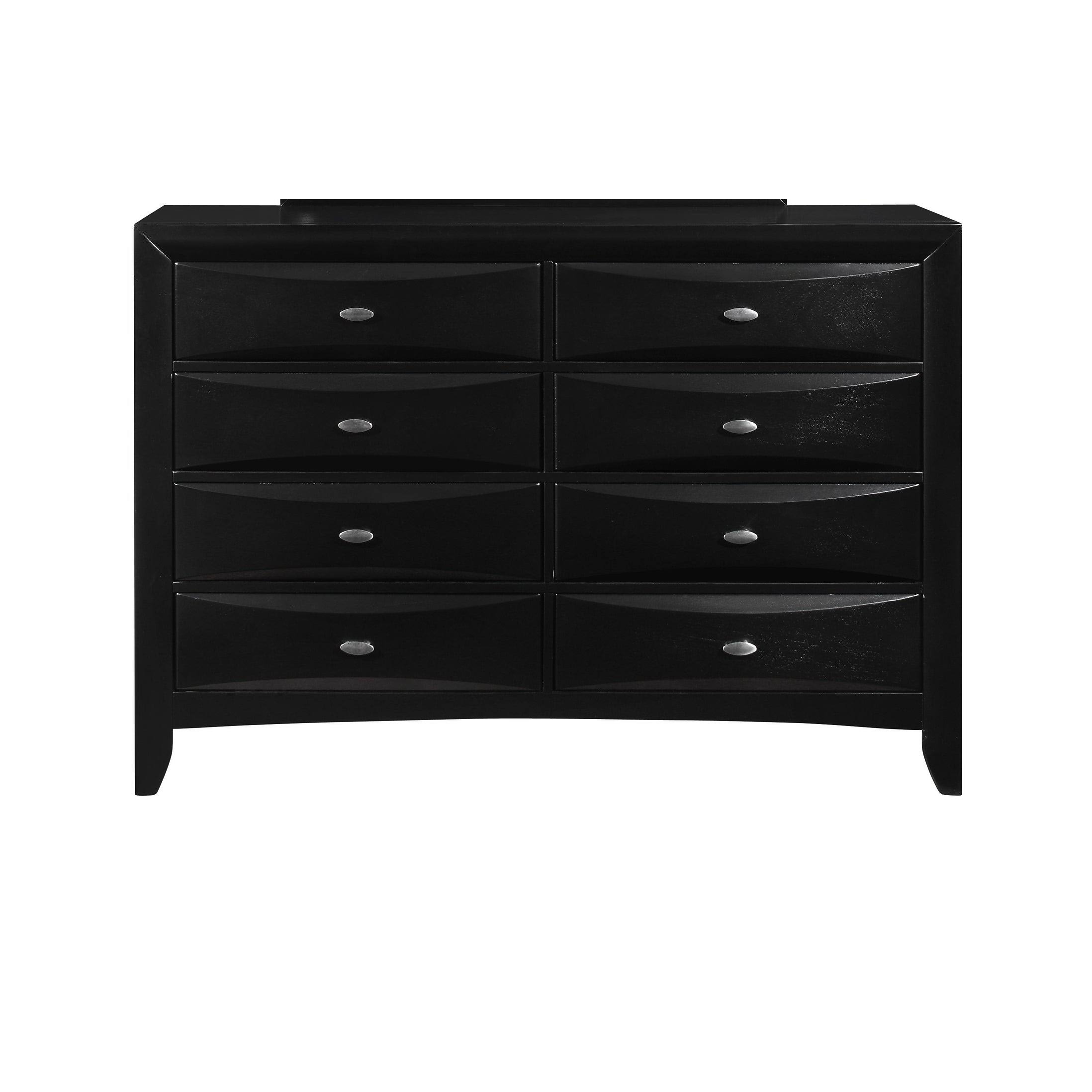 Global Furniture USA Linda Black Dresser - 6-Drawer