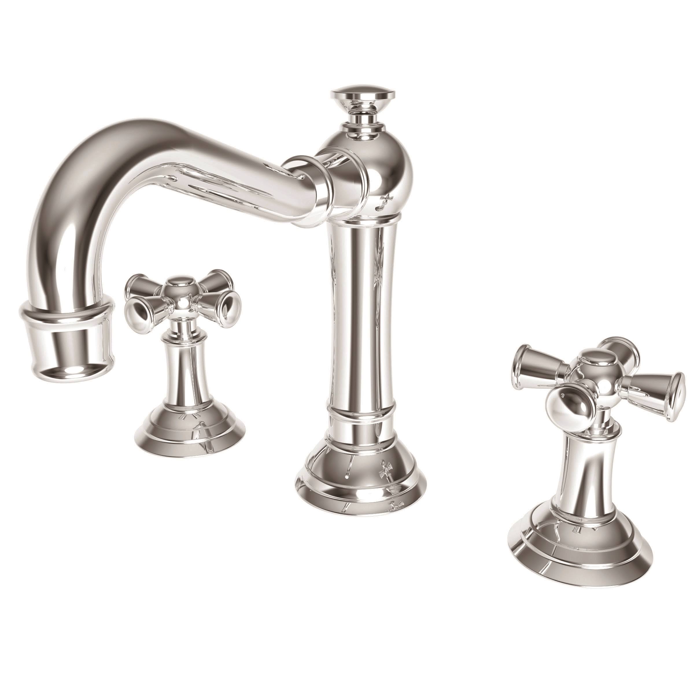 Newport Brass Jacobean Widespread Lavatory Faucet Polished Chrome