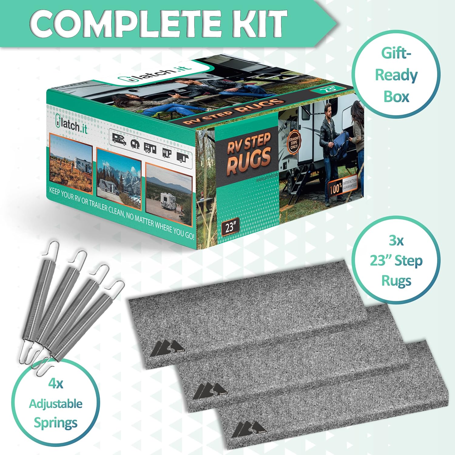 LATCH.IT RV Step Covers 3 Pack | 23