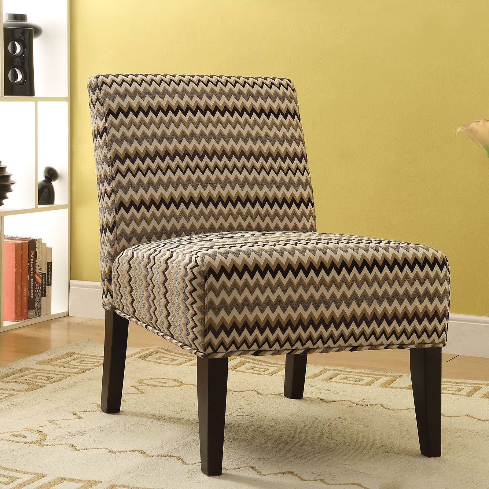 Acme Furniture Aberly Espresso Fabric Accent Chair