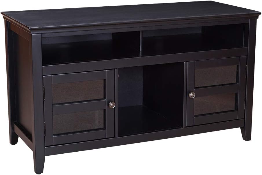 Amazon Brand – Ravenna Home Classic Solid Wood Media Center, 47.87