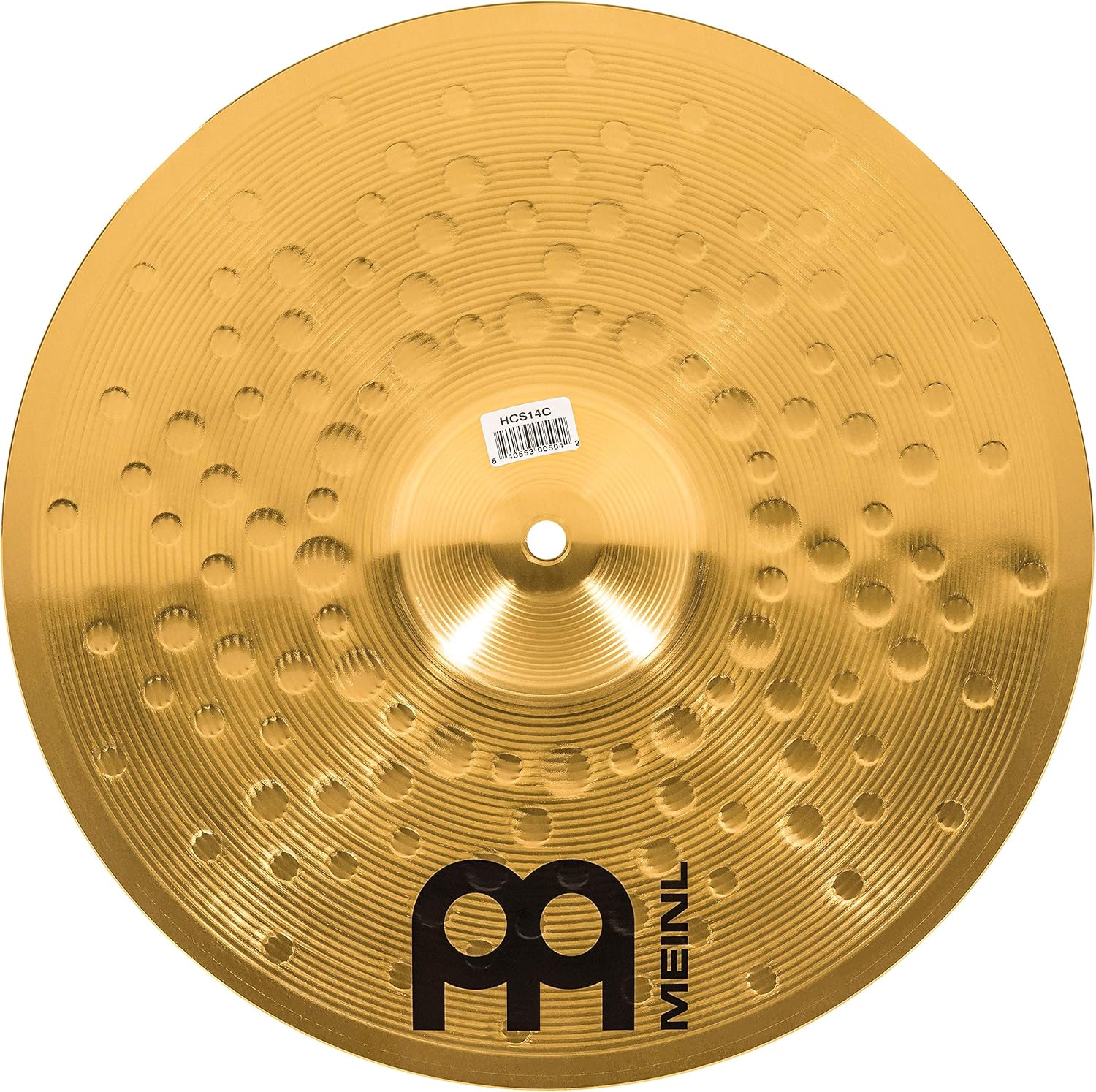 Meinl Cymbals 14” Crash Cymbal – HCS Traditional Finish Brass for Drum Set Use, Made In Germany, 2-YEAR WARRANTY (HCS14C) Pack of 2