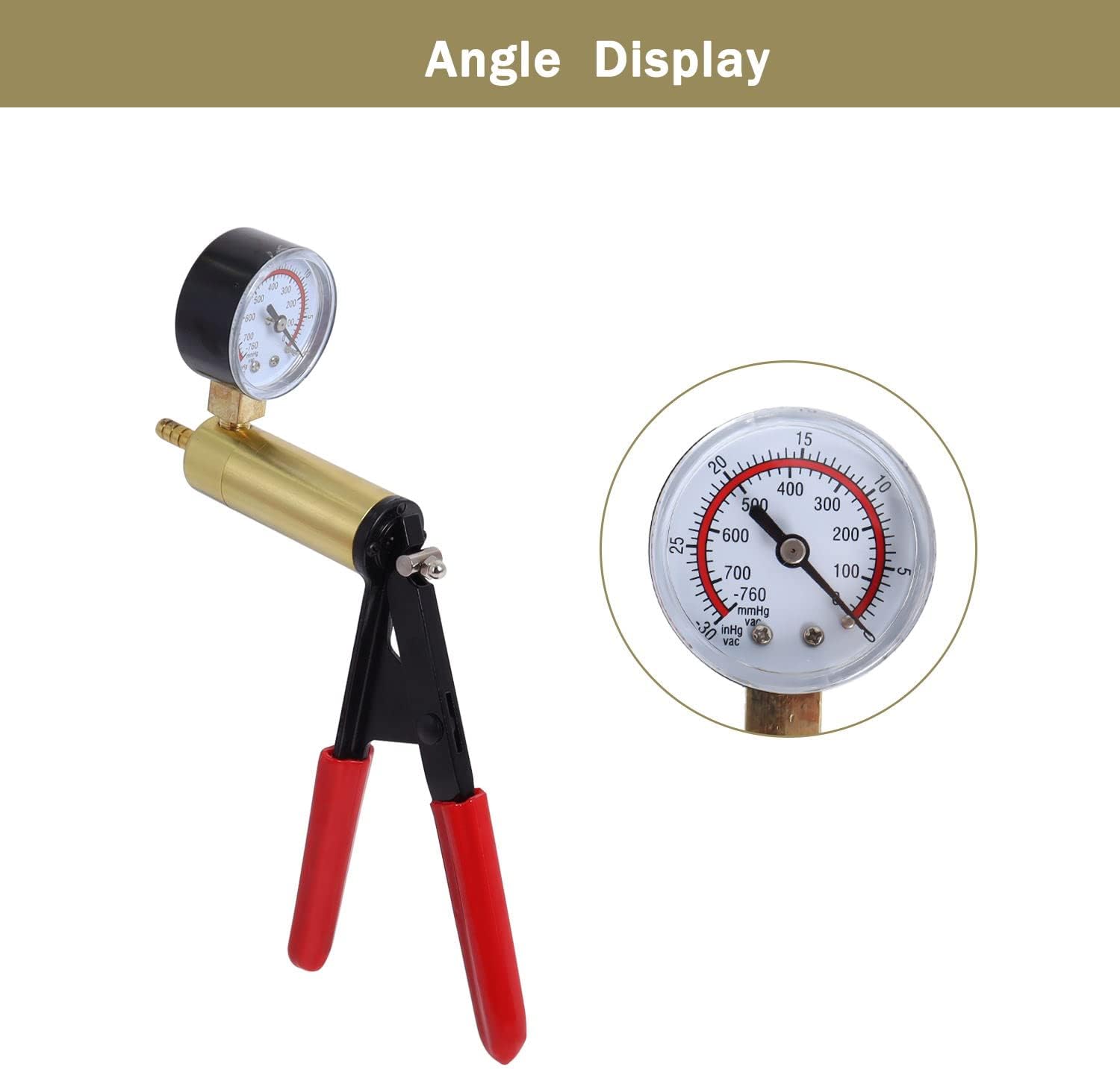 Podoy Brake Bleeder Kit Vacuum Pump Handheld 2 in 1 Test Set Tuner kit for Automotive Tuner Tools Adapters Case