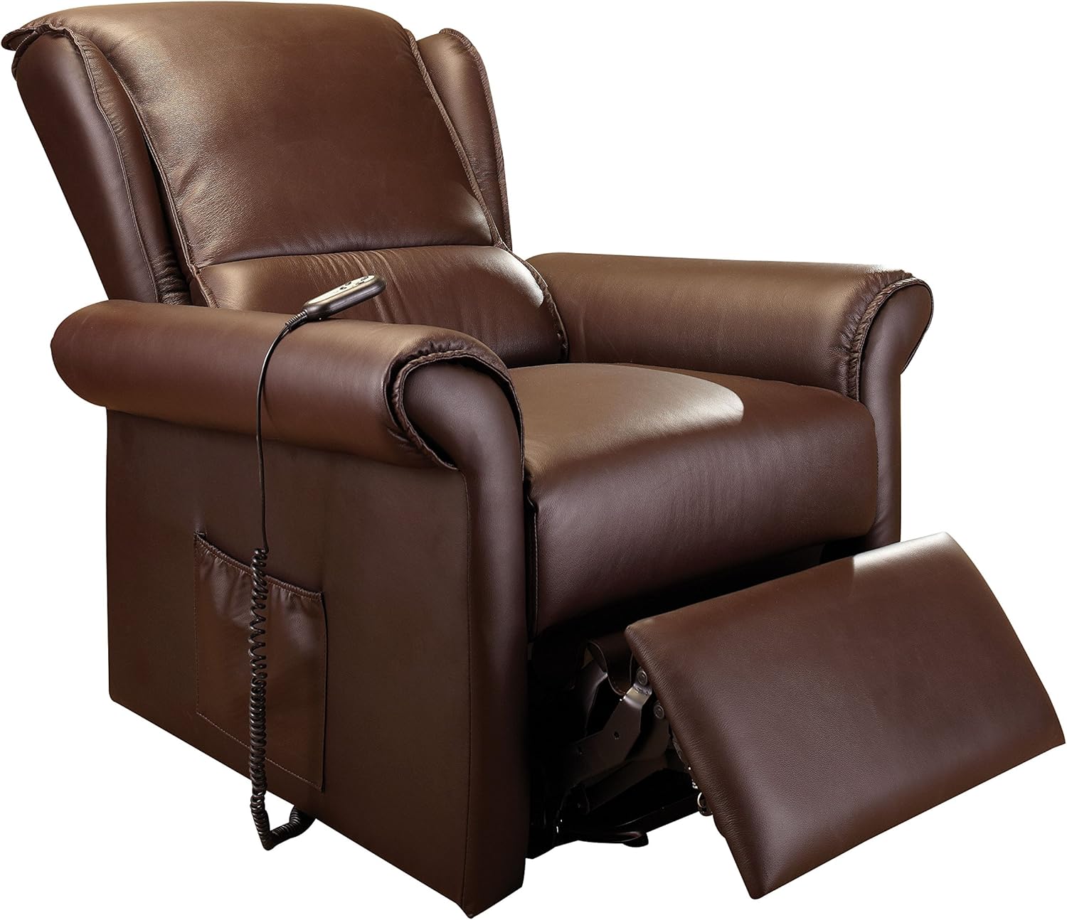 ACME Furniture Recliner, Dark Brown PU