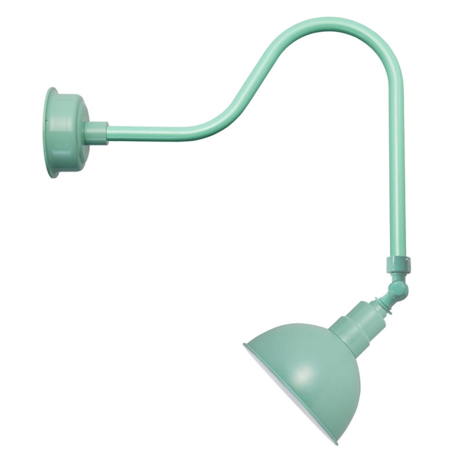 Cocoweb Blackspot LED 1-Light Outdoor Barn Light; Jade