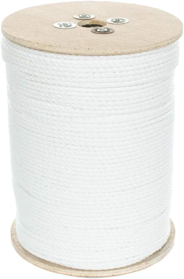 Twisted Polypropylene Rope Floating Polypro Cord - Marine, Nautical, Wet Projects Pack of 2