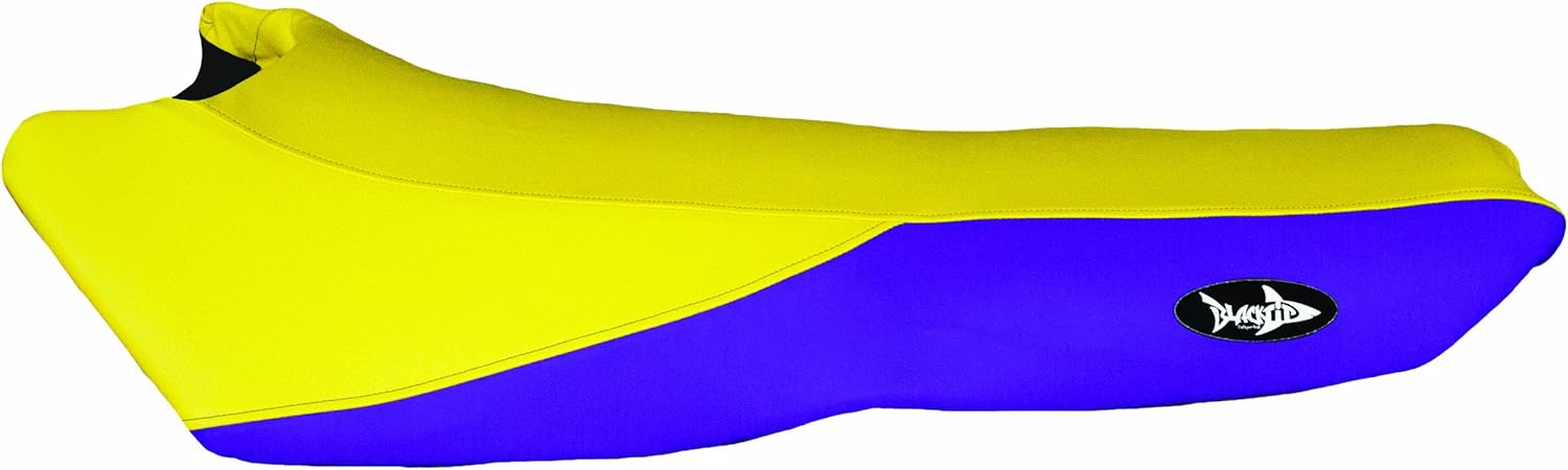 BlackTip Jetsports seat Cover Compatible with Yamaha 1994-1997 Wave Raider (Yellow/Purple)