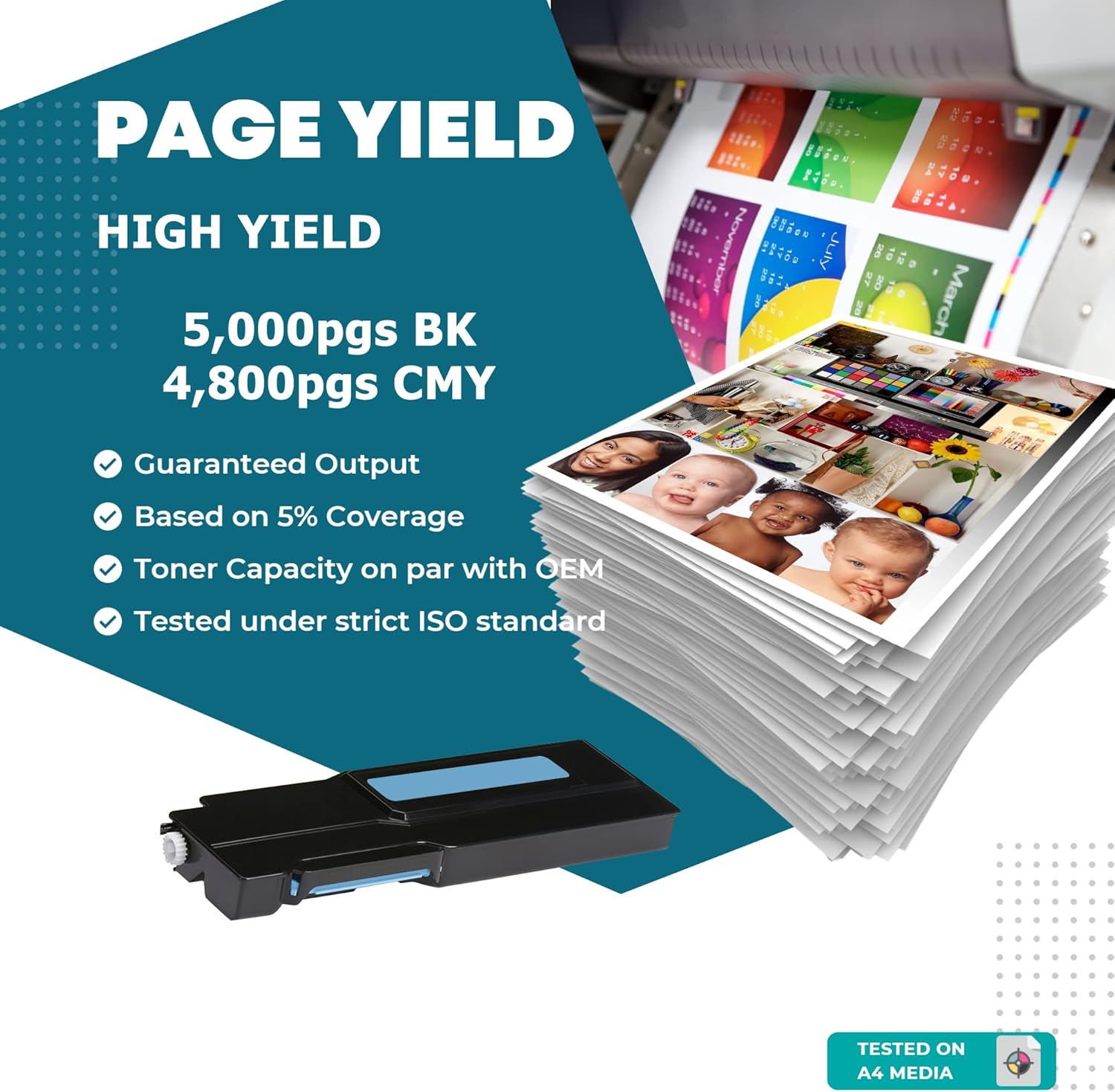 Toner Tap Remanufactured XVC400HY for Versalink C400DN C405DN C400 C400V C400N C405 C405N Replacement for 106R03512 106R03514 106R03515 106R03513 (High Yield, 4 Pack Bundle) Pack of 2