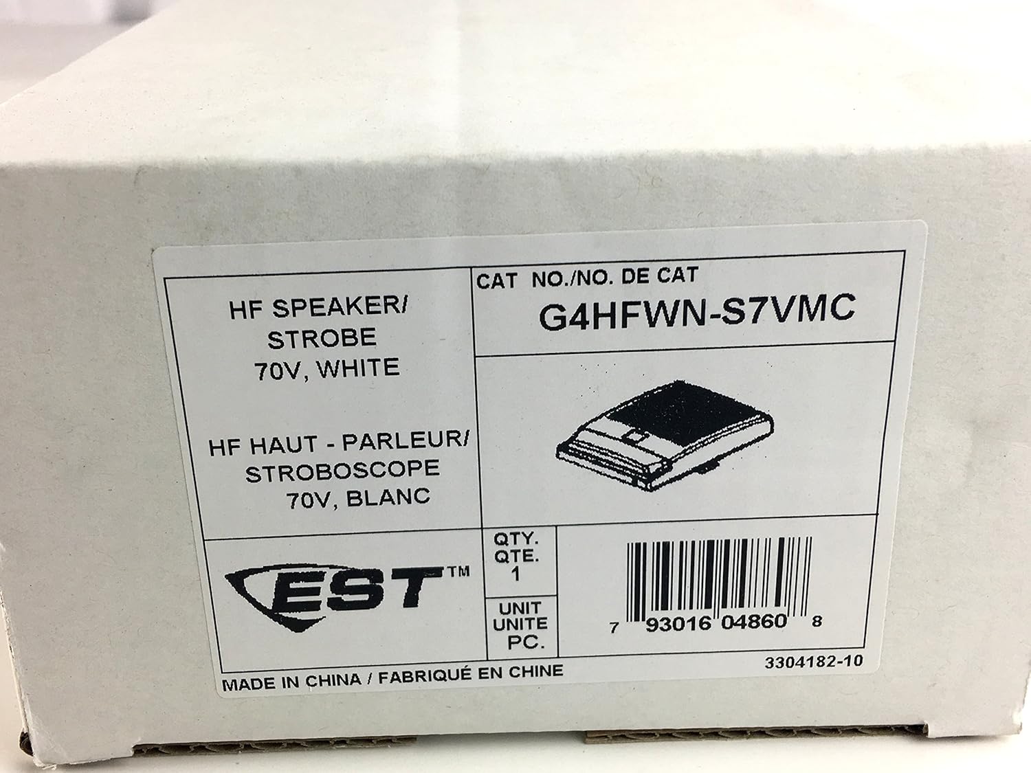 Edwards G4HFWN-S7VMC M/C HIGH Fidelity Speaker Strobe, White Pack of 2