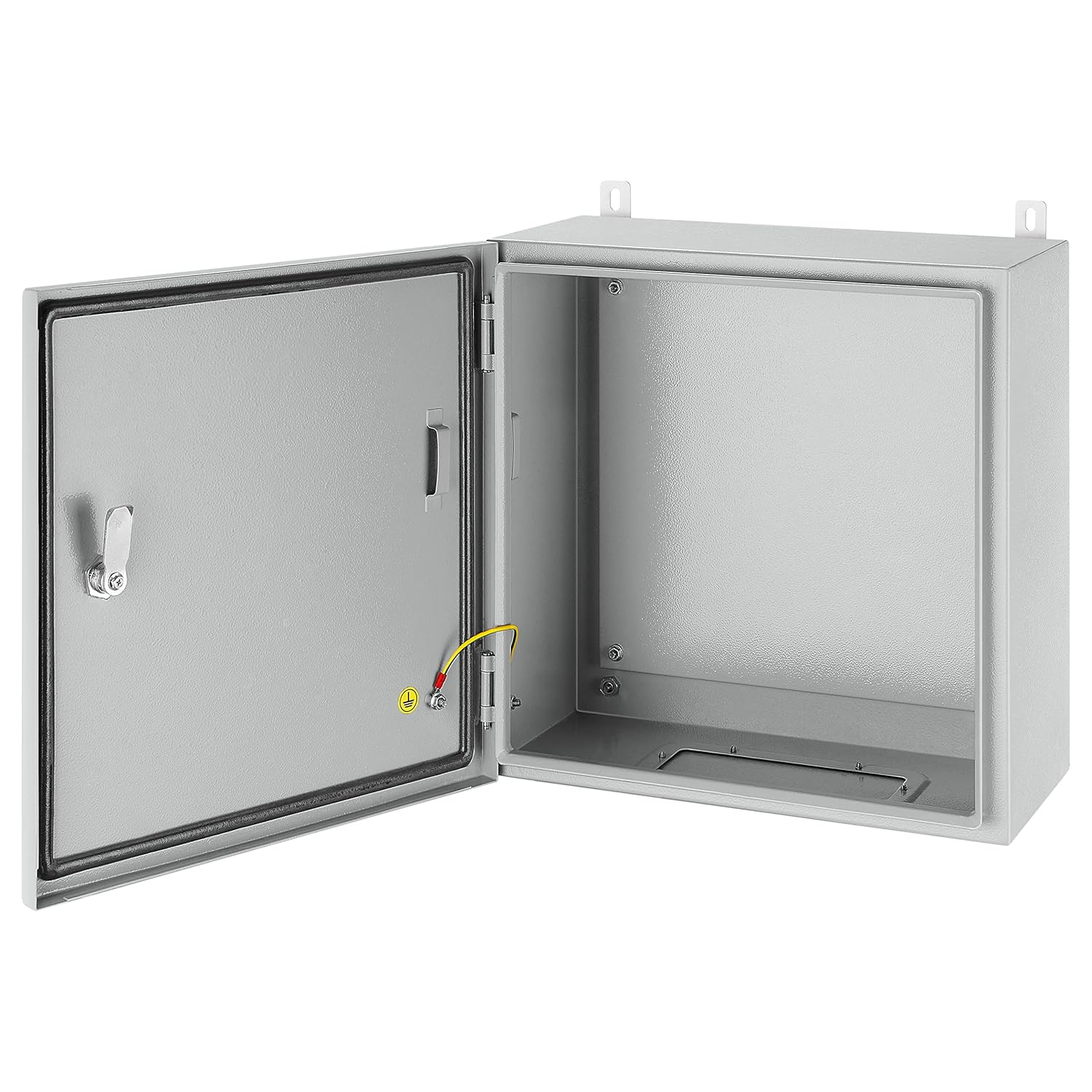 Ordentlich IP65 Weatherproof Metal Box Wall-Mounted Electronic Equipment Enclosure Box with Mounting Plate and Wall Bracket (16'' x 16'' x 8'') Pack of 2