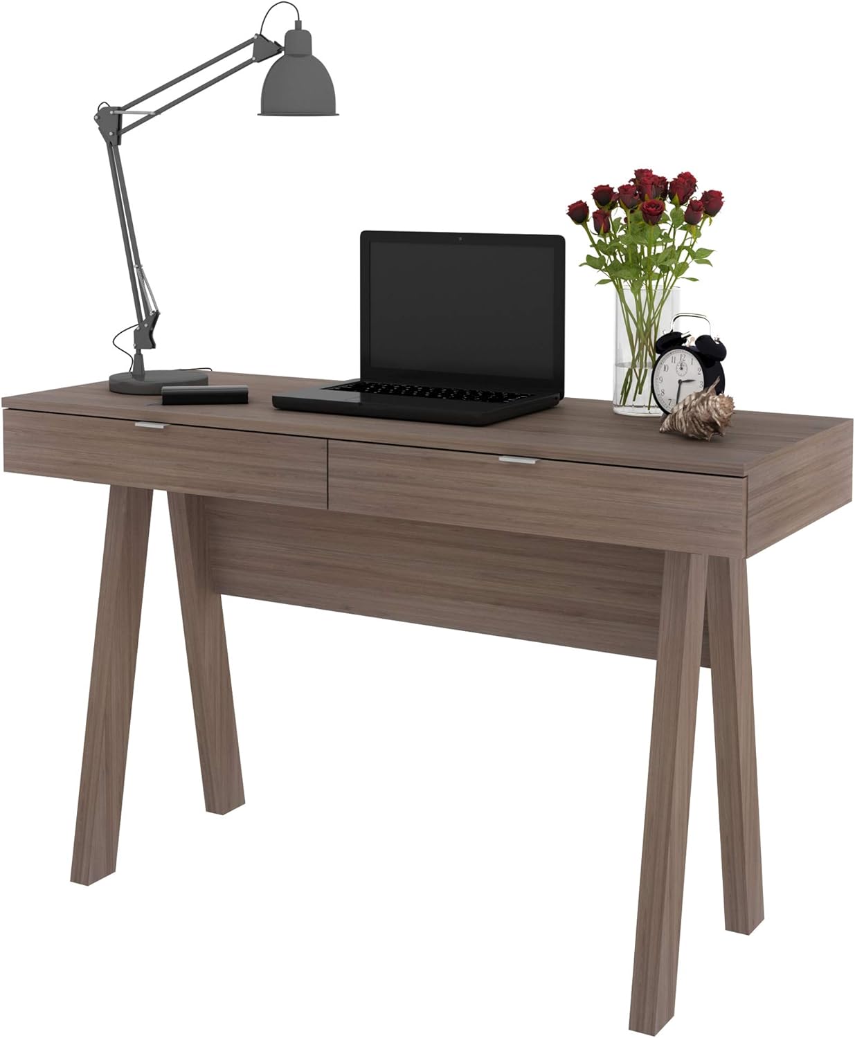 OneSpace Monterey Computer Desk, Oak with White