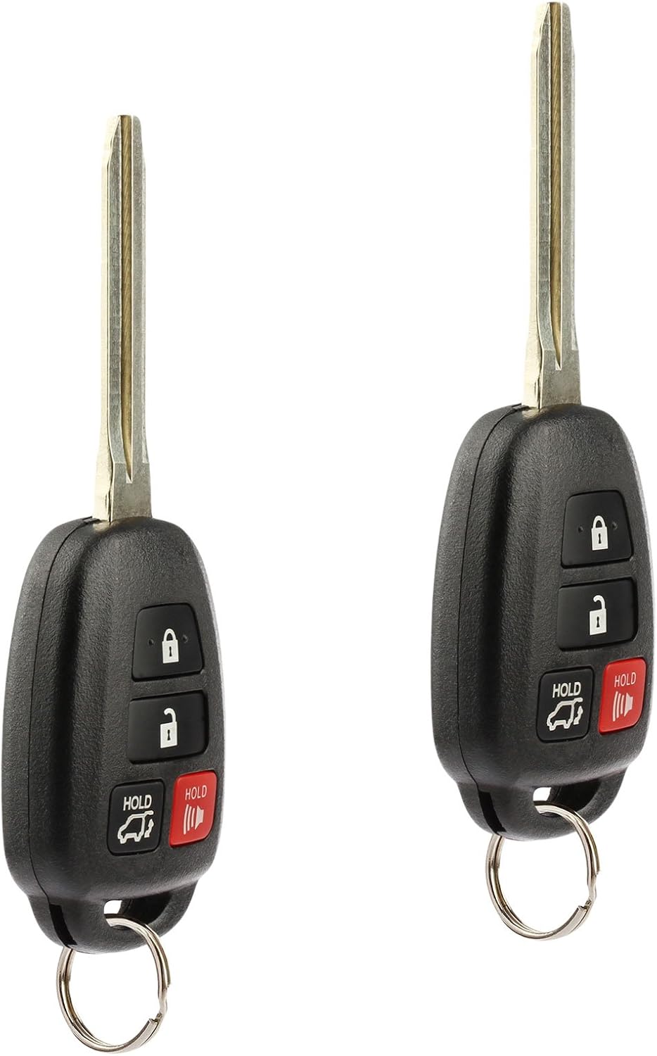 Key Fob Keyless Entry Remote fits 2013 2014 2015 2016 2017 Toyota Highlander Rav4 (GQ4-52T H), Set of 2 Pack of 2