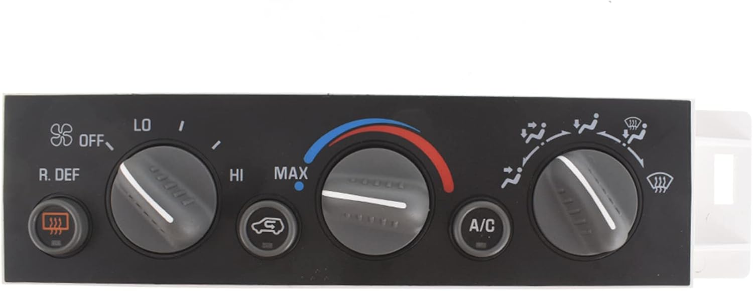 WFLNHB A/C Heater Climate Control Replacement for 1996-2000 Chevy Suburban Tahoe GMC Yukon C1500 C2500 16231165 16238885 16240105 9378805 599-006 599006 Pack of 2