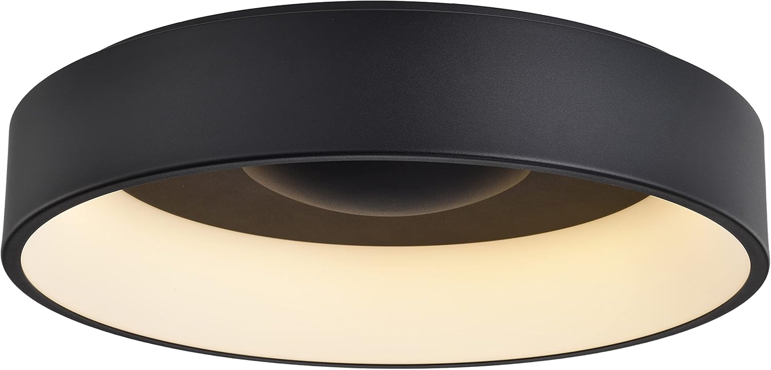 Nuvo 62/1458 Orbit LED Ceiling Light, 30W Pendant, Black Finish