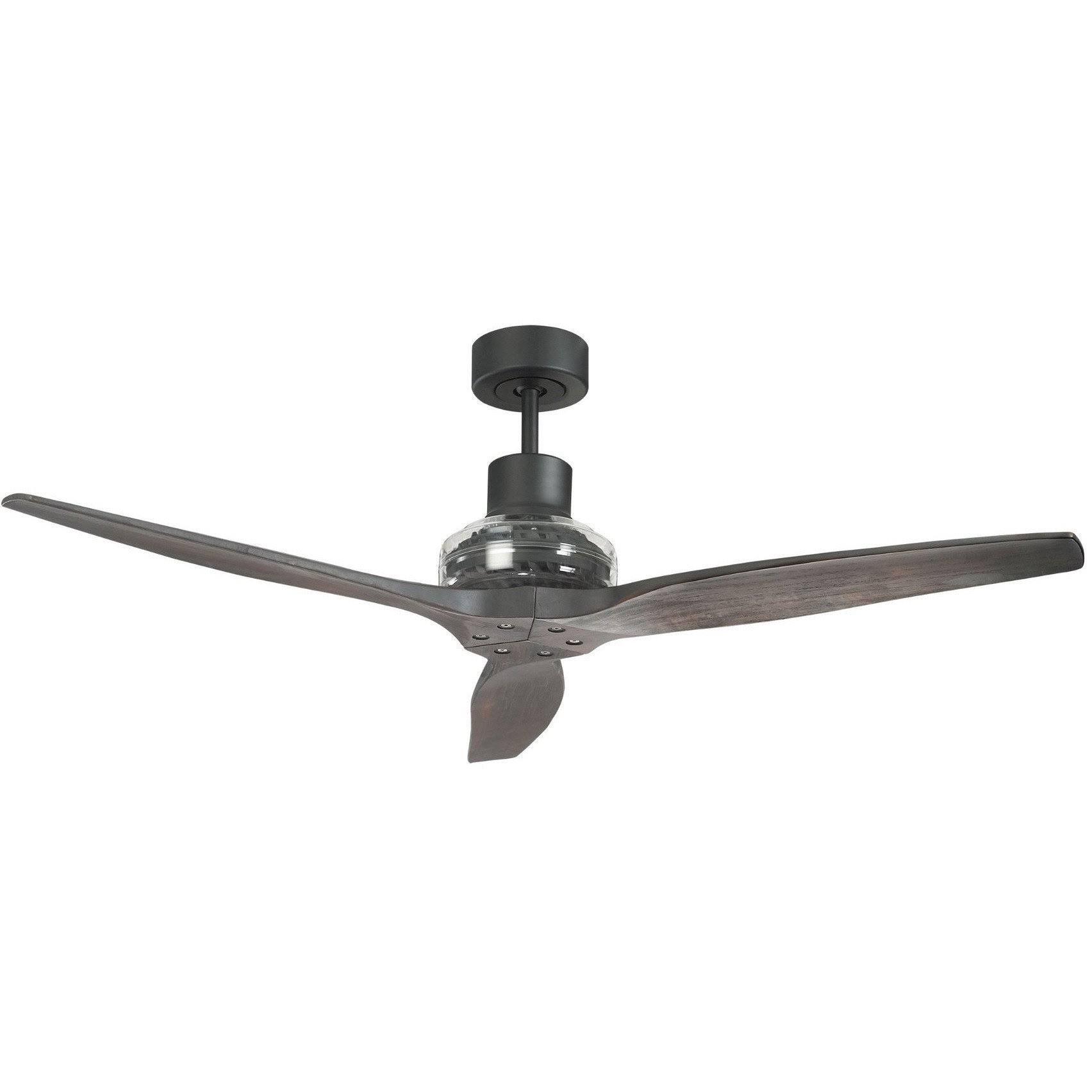 Black Star PROPELLER Indoor Outdoor Ceiling Fan by Star Fans Brown Blade